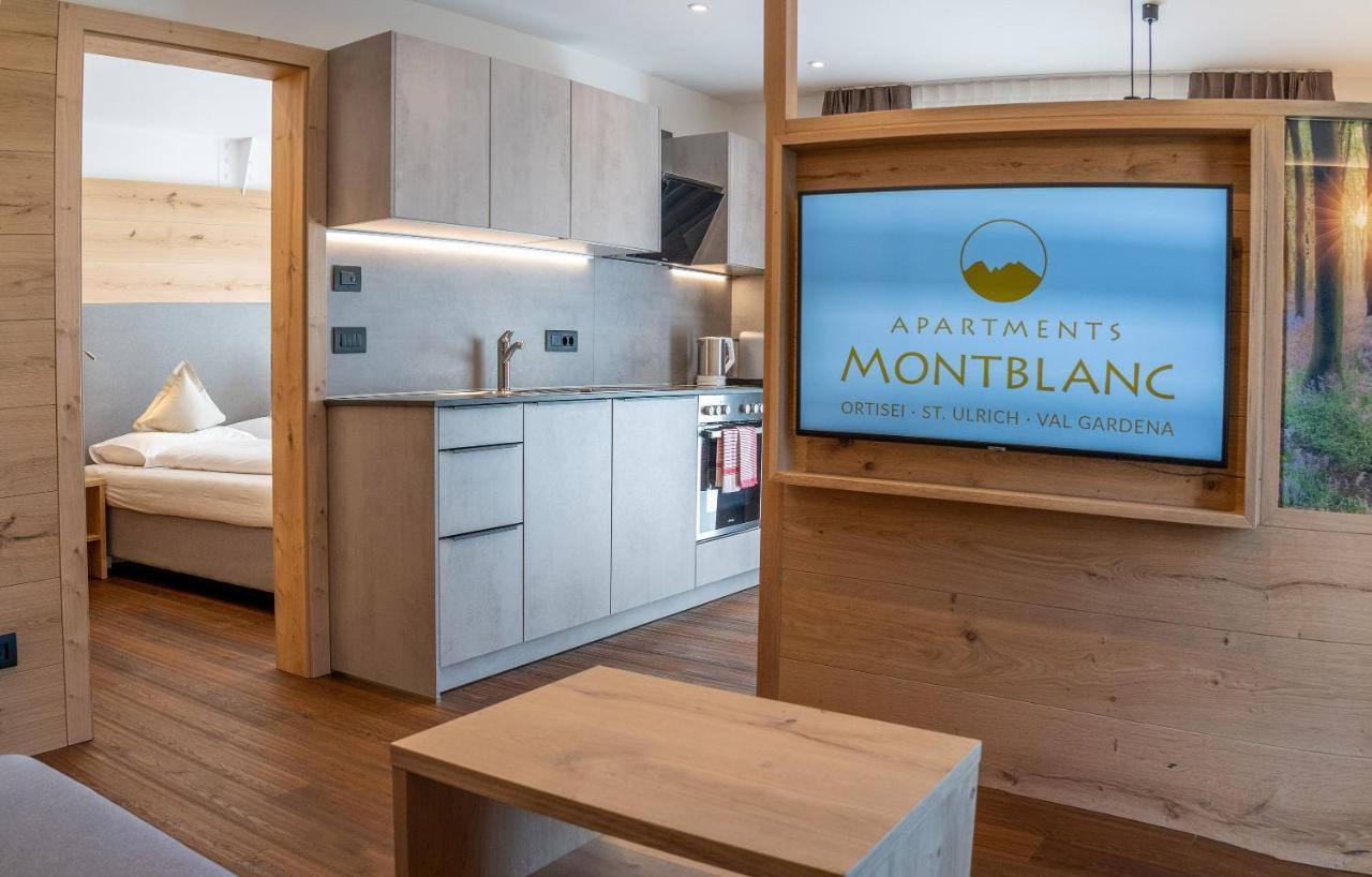 Apartments Montblanc Seceda Ορτιζέι Εξωτερικό φωτογραφία